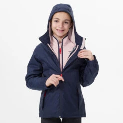 Quechua 3-in-1 WARM AND WATERPROOF HIKING JACKET - SH100 -0.5°C - CHILDREN 7 - 15 YEARS 17 Quechua 3-in-1 WARM AND WATERPROOF HIKING JACKET - SH100 -0.5°C - CHILDREN 7 - 15 YEARS -Quechua 3 in 1 warm and waterproof hiking jacket sh100 05c children 7 15 years 5
