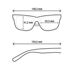 Quechua Adults Category 3 Sunglasses 19 Quechua Adults Category 3 Sunglasses -Quechua adults hiking sunglasses mh140 polarising category 3 8