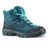 Quechua Chidren's Waterproof Walking Shoes - MH120 MID Turquoise - Size 3-5 -Quechua chidrens waterproof walking shoes mh120 mid turquoise size 3 5