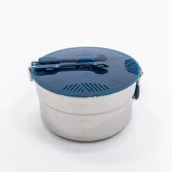 Quechua Hiker's Camping Stainless Steel Cooking Set MH100 4 Person (2.6 L) -Quechua hikers camping stainless steel cooking set mh100 4 person 26 l 2