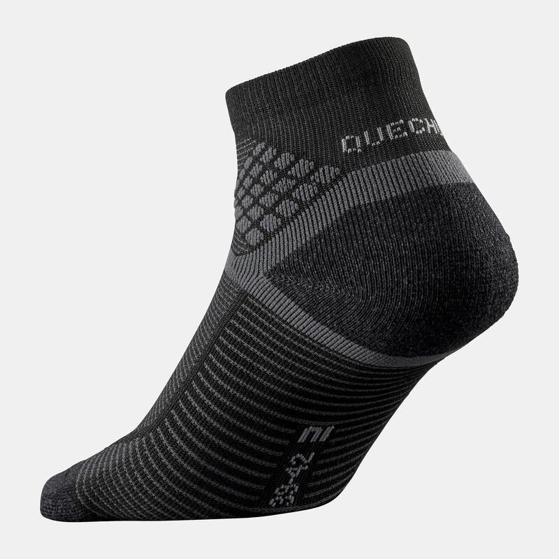 Quechua Hiking Socks - Hike 500 Mid Black X2 Pairs 7 Quechua Hiking Socks - Hike 500 Mid Black X2 Pairs - Image 5