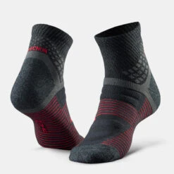 Quechua Hiking Socks Hike 900 Mid 2-Pack -Quechua hiking socks hike 900 mid 2 pack black 1