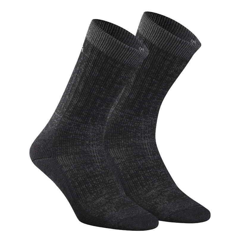 Quechua Hiking Warm Socks - SH900 MID - X2 Pairs 3 Quechua Hiking Warm Socks - SH900 MID - X2 Pairs