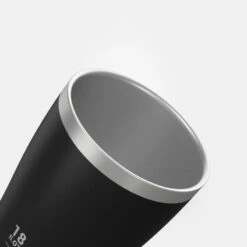 Quechua Isothermal Hiker’s Camping Cup/Glass (s/steel Double Wall) MH500 0.5 L Black -Quechua isothermal hikers camping cupglass ssteel double wall mh500 05 l black 2