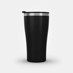 Quechua Isothermal Hiker’s Camping Cup/Glass (s/steel Double Wall) MH500 0.5 L Black -Quechua isothermal hikers camping cupglass ssteel double wall mh500 05 l black 8