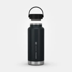 Quechua Isothermal Water Bottle MH100 (stainless Steel Double-wall Vacuum Flask) 0.95L Large Opening -Quechua isothermal water bottle mh100 stainless steel double wall vacuum flask 095l large opening 1
