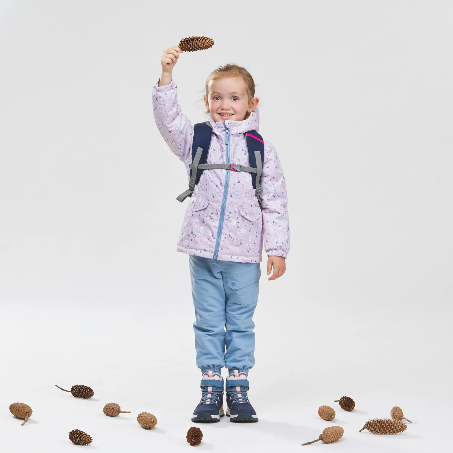 Quechua Children's Warm Water-repellent Hiking Trousers - SH100 - Age 2 11 Quechua Children's Warm Water-repellent Hiking Trousers - SH100 - Age 2 - Image 9