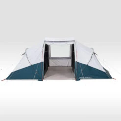 Quechua 4 Man Blackout Tent With Poles - Arpenaz 4.2 F&B -Quechua k06322041baaba6e515b737e21369507a