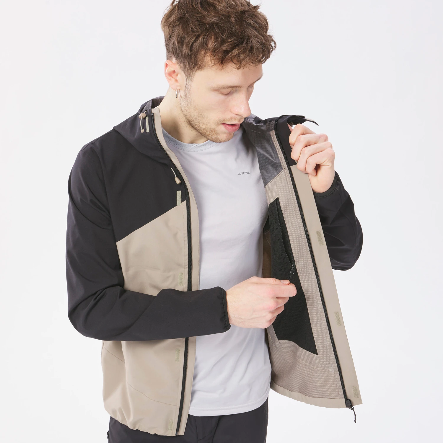 Quechua Men's Hiking Lightweight Waterproof Jacket MH150 15 Quechua Men's Hiking Lightweight Waterproof Jacket MH150 - Image 13