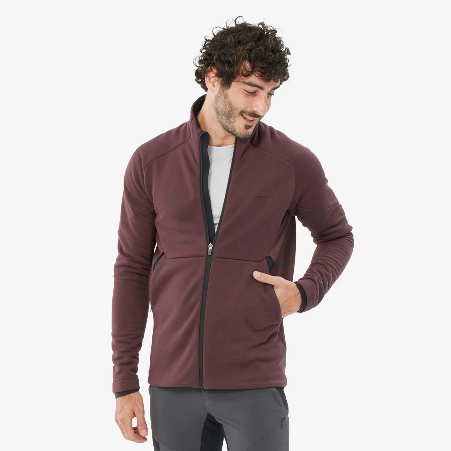 Quechua Men’s Hiking Fleece Jacket MH520 21 Quechua Men’s Hiking Fleece Jacket MH520 - Image 19