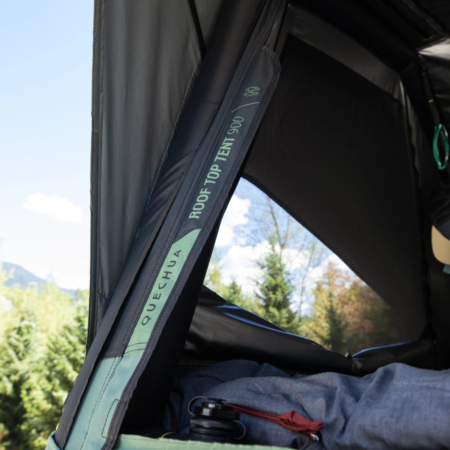 Quechua INFLATABLE ROOF TENT MH900 FRESH & BLACK 2 PERSON 22 Quechua INFLATABLE ROOF TENT MH900 FRESH & BLACK 2 PERSON - Image 20