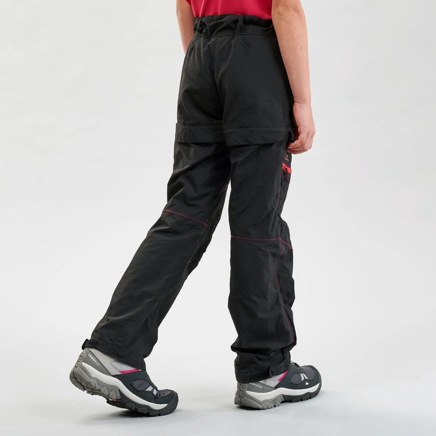 Quechua Kids’ Modular Hiking Trousers MH500 Aged 7 6 Quechua Kids’ Modular Hiking Trousers MH500 Aged 7 - Image 4