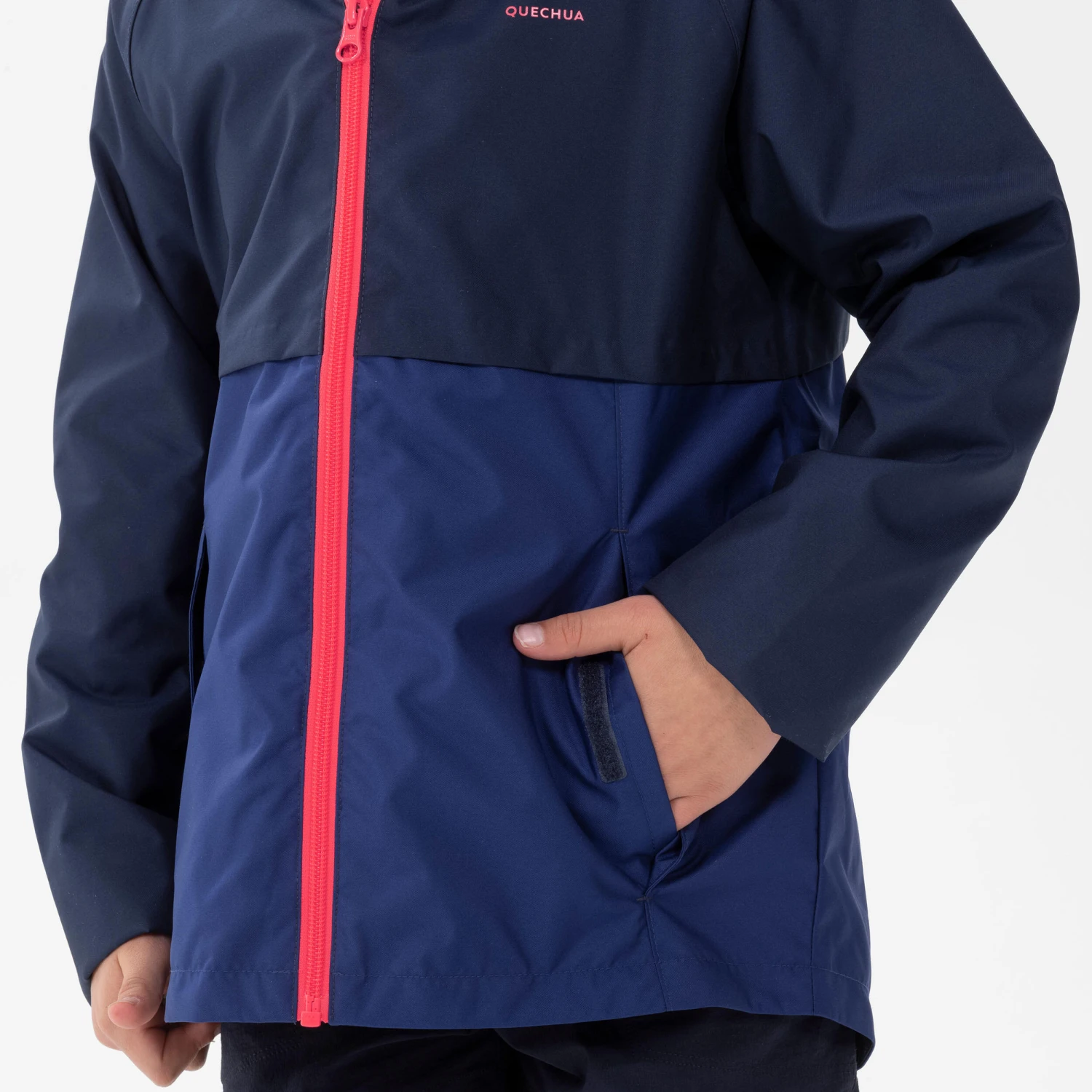 Quechua Kids’ Waterproof Hiking Jacket - MH500 Aged 7-15 13 Quechua Kids’ Waterproof Hiking Jacket - MH500 Aged 7-15 - Image 12