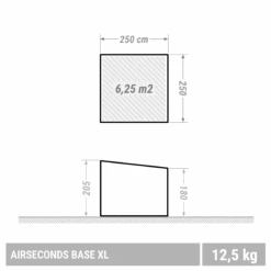 Quechua Air Base Seconds XL Flysheet -Quechua k38573f730521731d26c9ee132ae3de67
