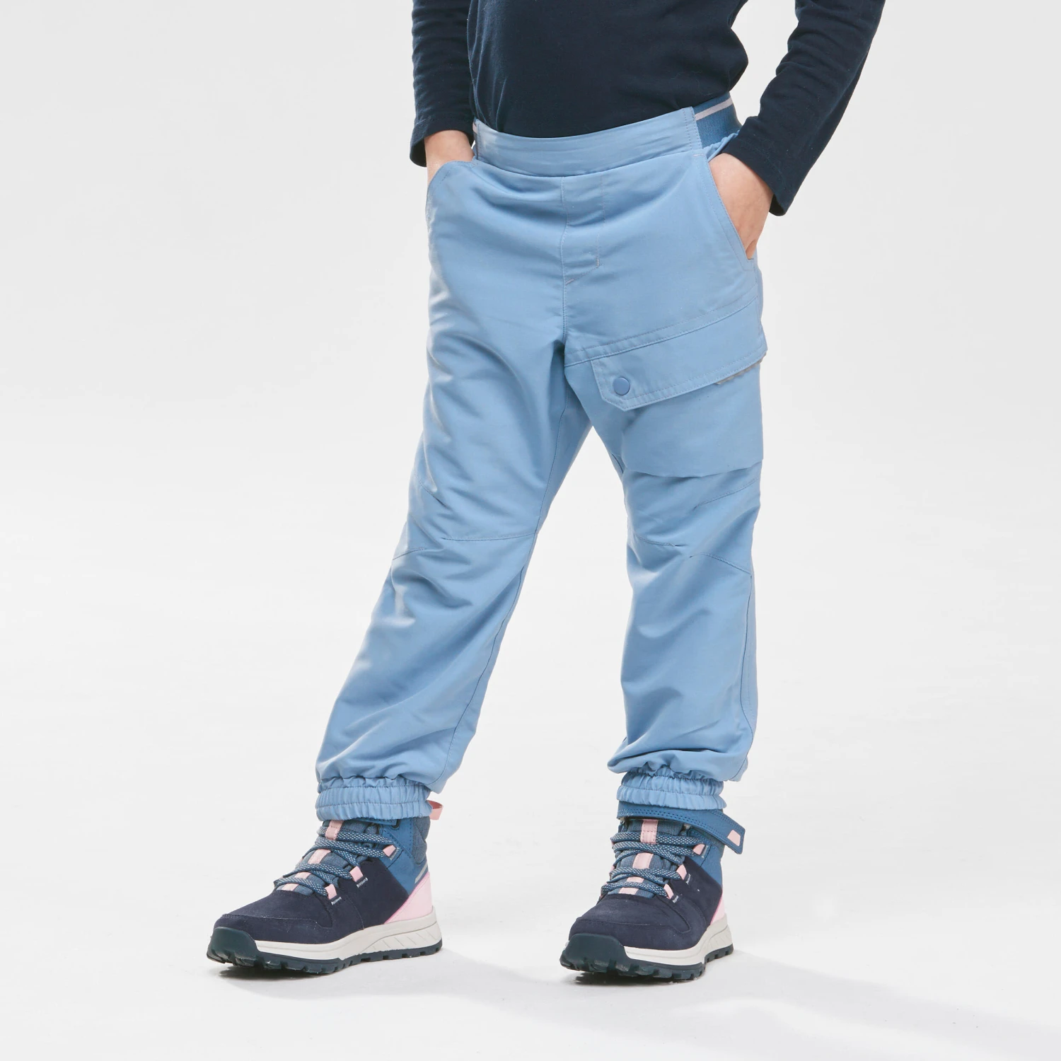 Quechua Children's Warm Water-repellent Hiking Trousers - SH100 - Age 2 5 Quechua Children's Warm Water-repellent Hiking Trousers - SH100 - Age 2 - Image 3