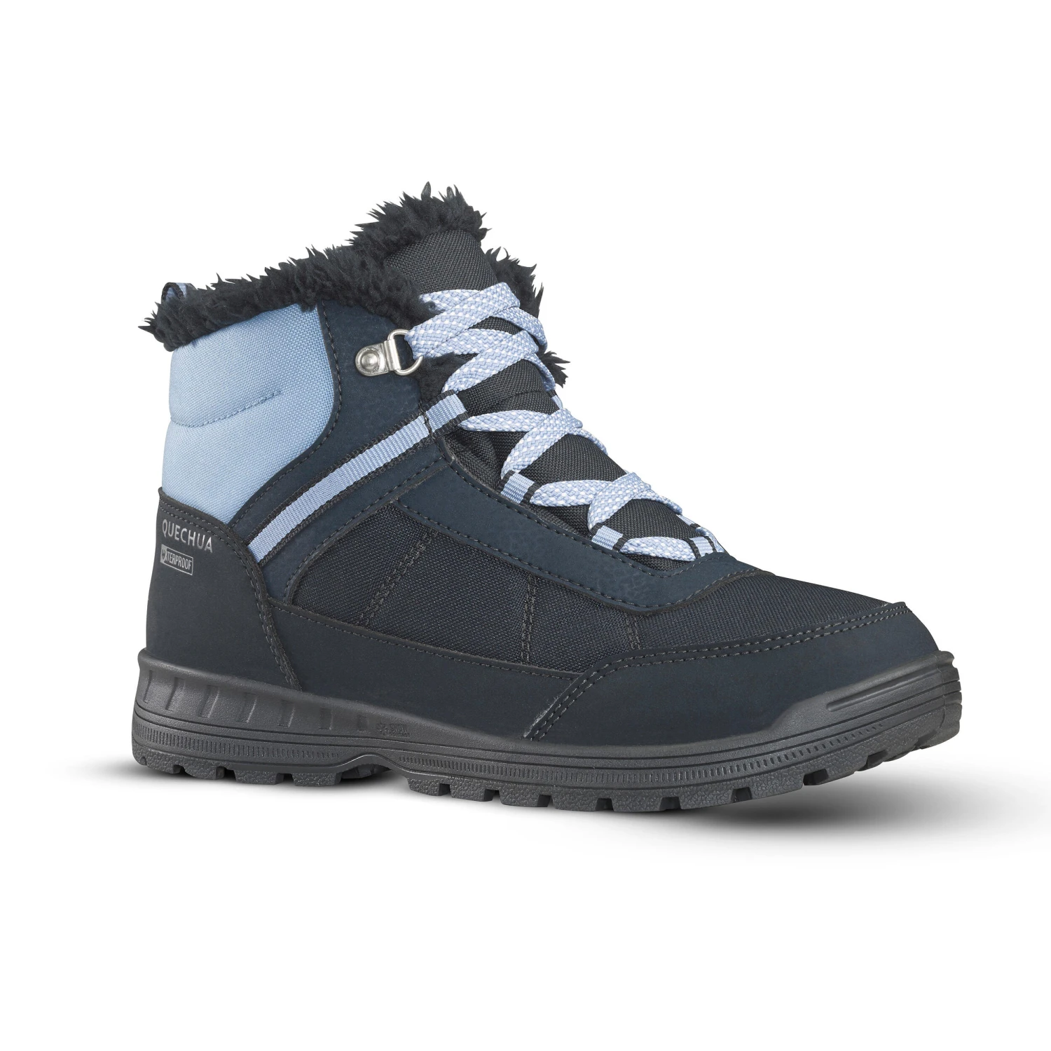 Quechua KIDS' WARM WATERPROOF HIKING BOOTS - SH100 WARM RIP-TAB - SIZE 35C 11 Quechua KIDS' WARM WATERPROOF HIKING BOOTS - SH100 WARM RIP-TAB - SIZE 35C - Image 9