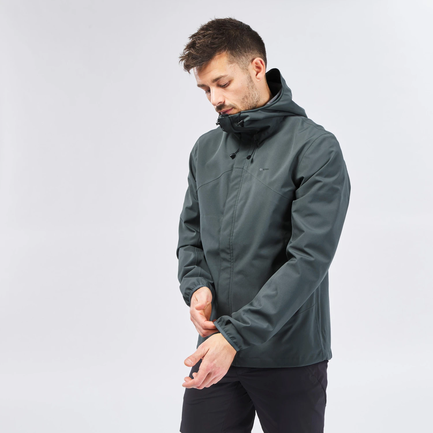 Quechua Men's Hiking Lightweight Waterproof Jacket MH150 22 Quechua Men's Hiking Lightweight Waterproof Jacket MH150 - Image 20