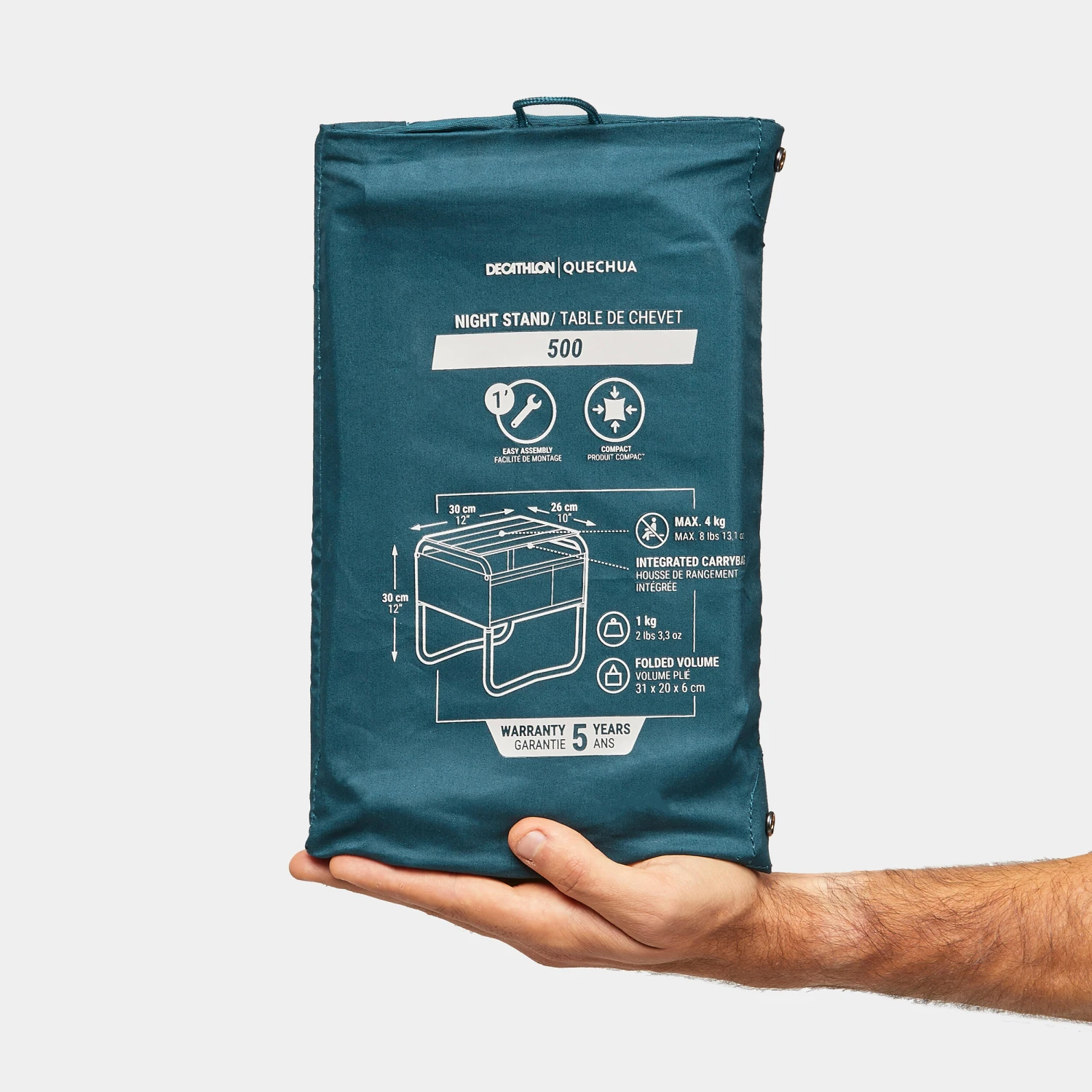 Quechua Camping Bedside Table 5 Quechua Camping Bedside Table - Image 3