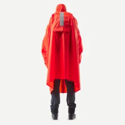 Quechua Hiking Rain Poncho - MT900 - 75L - Red -Quechua k60c3ed5fef5dd21285e13b8573fca99a