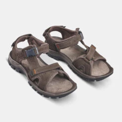 Quechua Men's Leather Walking Sandals - NH120 22 Quechua Men's Leather Walking Sandals - NH120 -Quechua k62bf8e461911b0a1770390e45efc9eb2