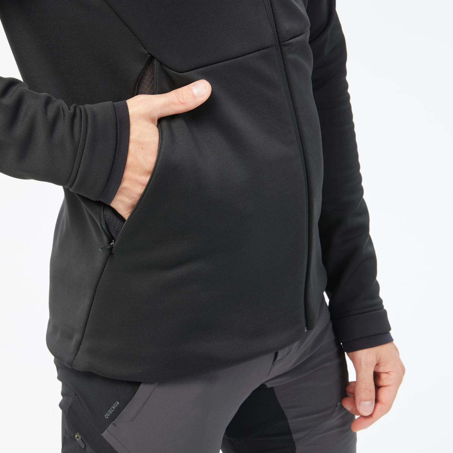 Quechua Men’s Hiking Fleece Jacket MH520 8 Quechua Men’s Hiking Fleece Jacket MH520 - Image 6