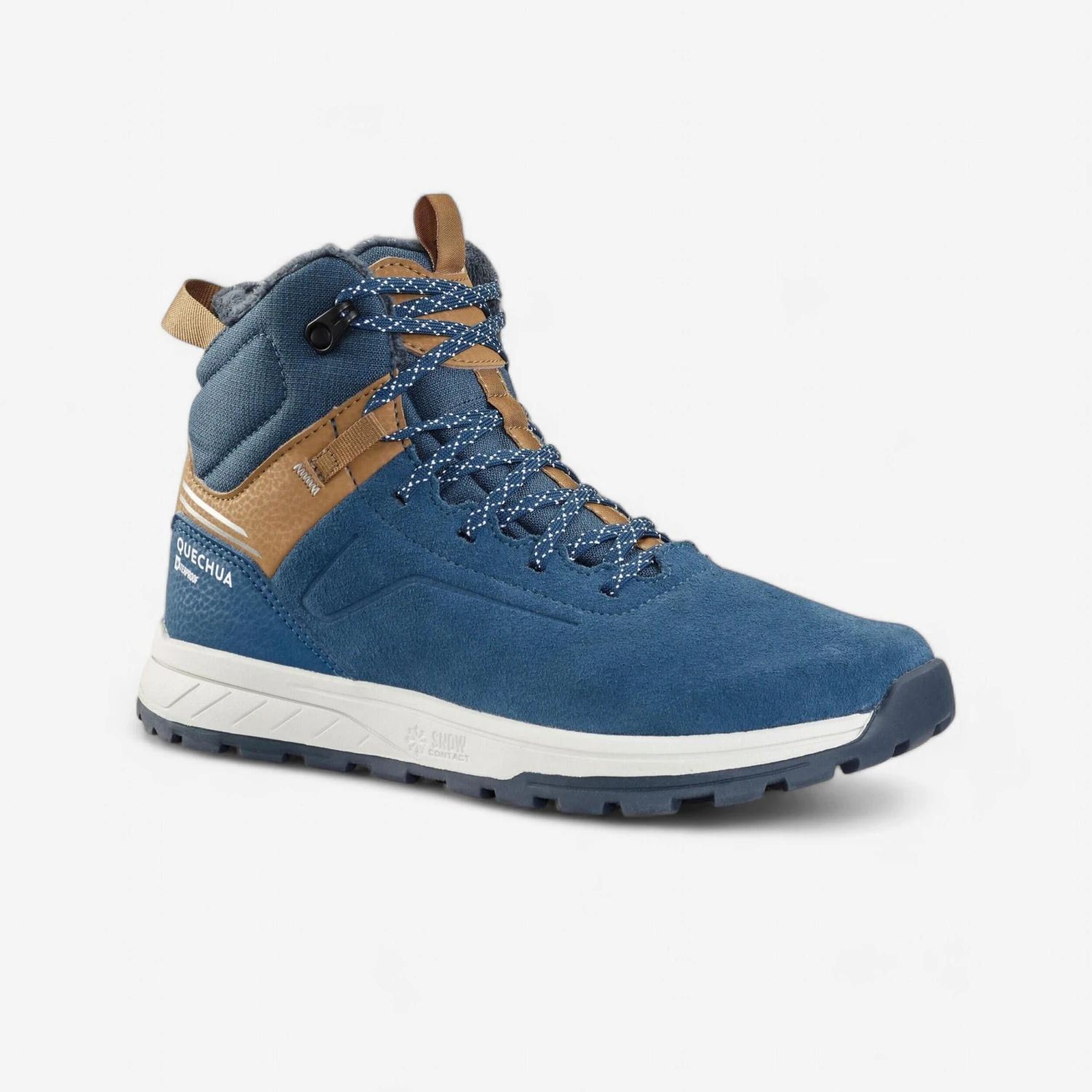 Quechua Kids' Warm And Waterproof SH500 Lace-up Leather Hiking Shoes - Size 2.5 21 Quechua Kids' Warm And Waterproof SH500 Lace-up Leather Hiking Shoes - Size 2.5 - Image 19