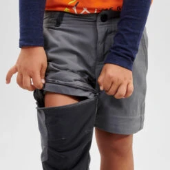 Quechua Kids' Hiking Zip-Off Trousers MH500 2 -Quechua k7ce8ef2e73d88ca3c450455de8ec4a34