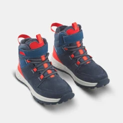 Quechua Children's Warm Waterproof Hiking Boots - SH500 Leather Velcro - Size 7 -Quechua k888bc6588785e291e81a9de699286ca7