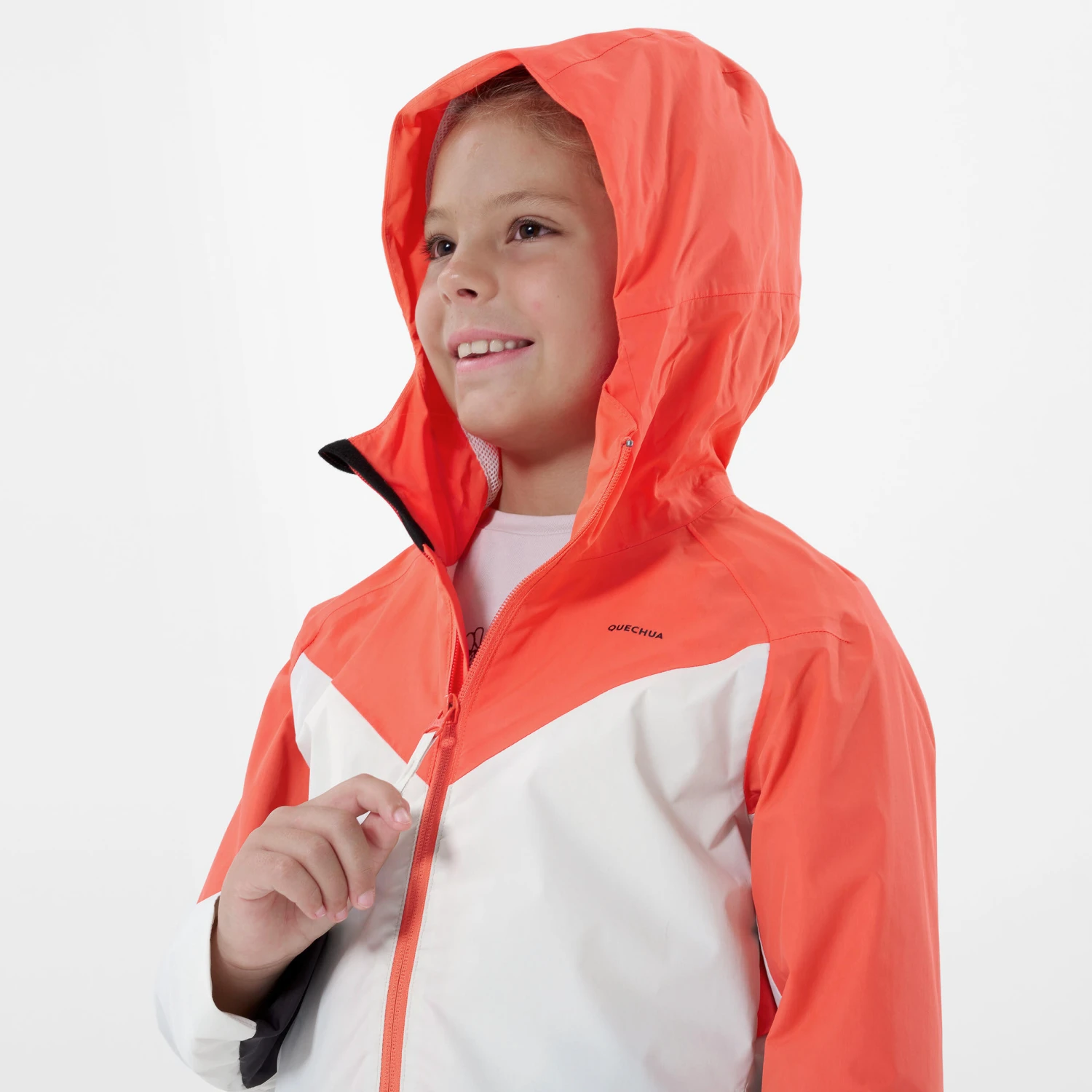 Quechua Kids’ Hiking Waterproof Jacket MH500 7-15 Years 16 Quechua Kids’ Hiking Waterproof Jacket MH500 7-15 Years - Image 14