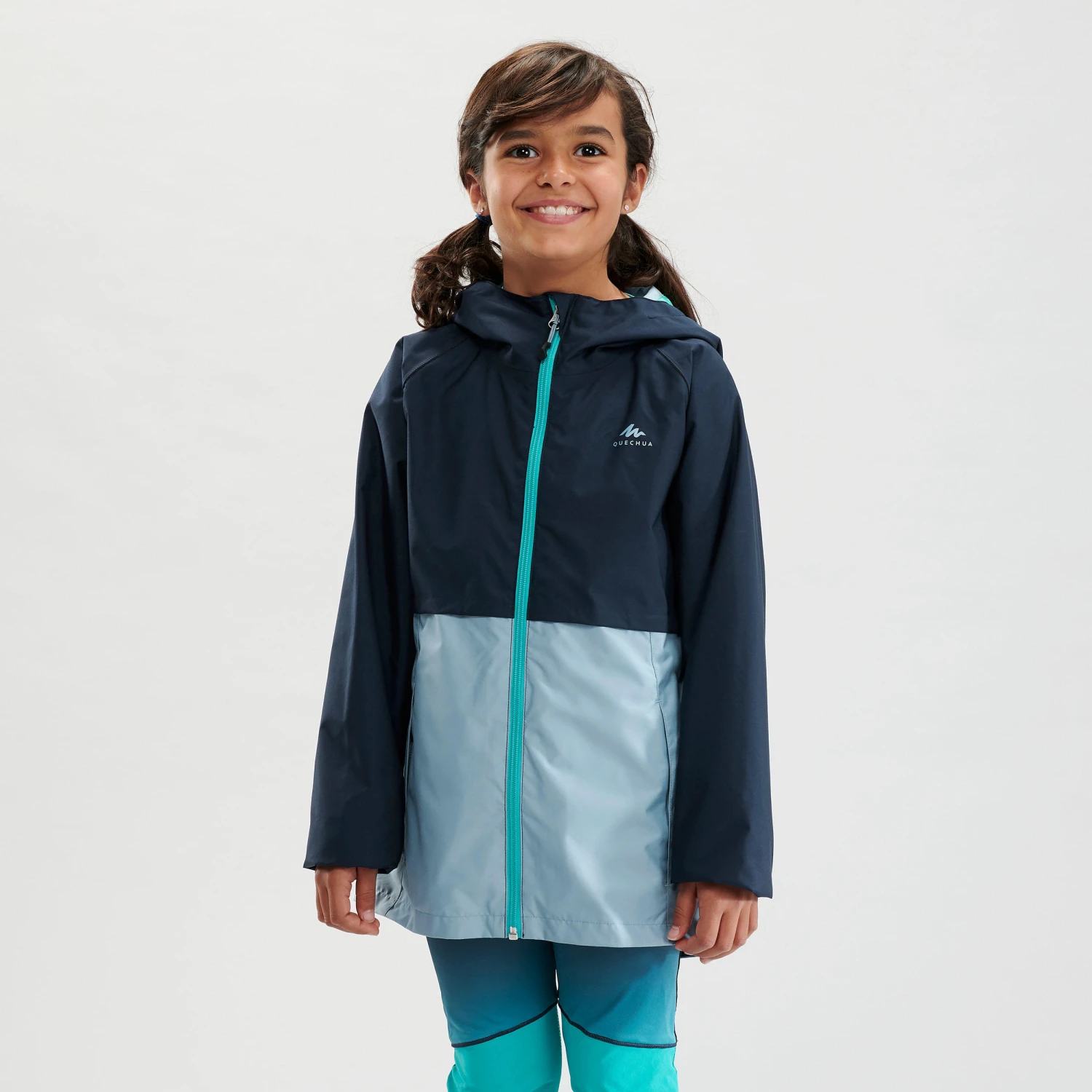 Quechua Kids’ Waterproof Hiking Jacket - MH500 Aged 7-15 18 Quechua Kids’ Waterproof Hiking Jacket - MH500 Aged 7-15 - Image 17