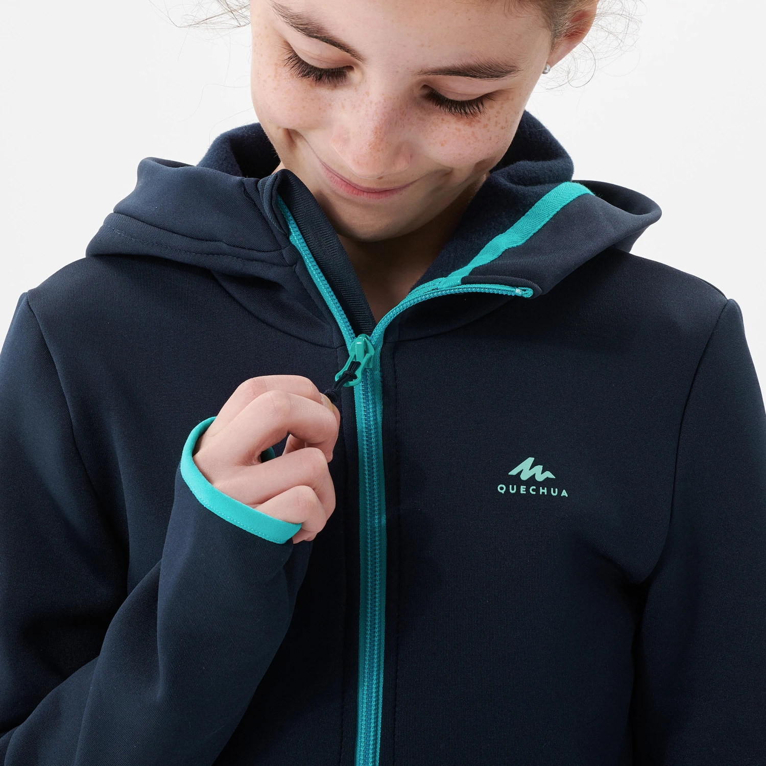 Quechua KIDS’ HIKING FLEECE - MH500 AGED 7-15 8 Quechua KIDS’ HIKING FLEECE - MH500 AGED 7-15 - Image 6