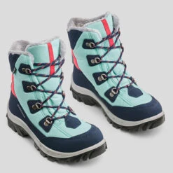 Quechua KIDS' WARM WATERPROOF HIKING BOOTS - SH500 WARM HIGH LACES - SIZE 11.5C -Quechua k8fd3a9c153453d0407af95ee06263dea