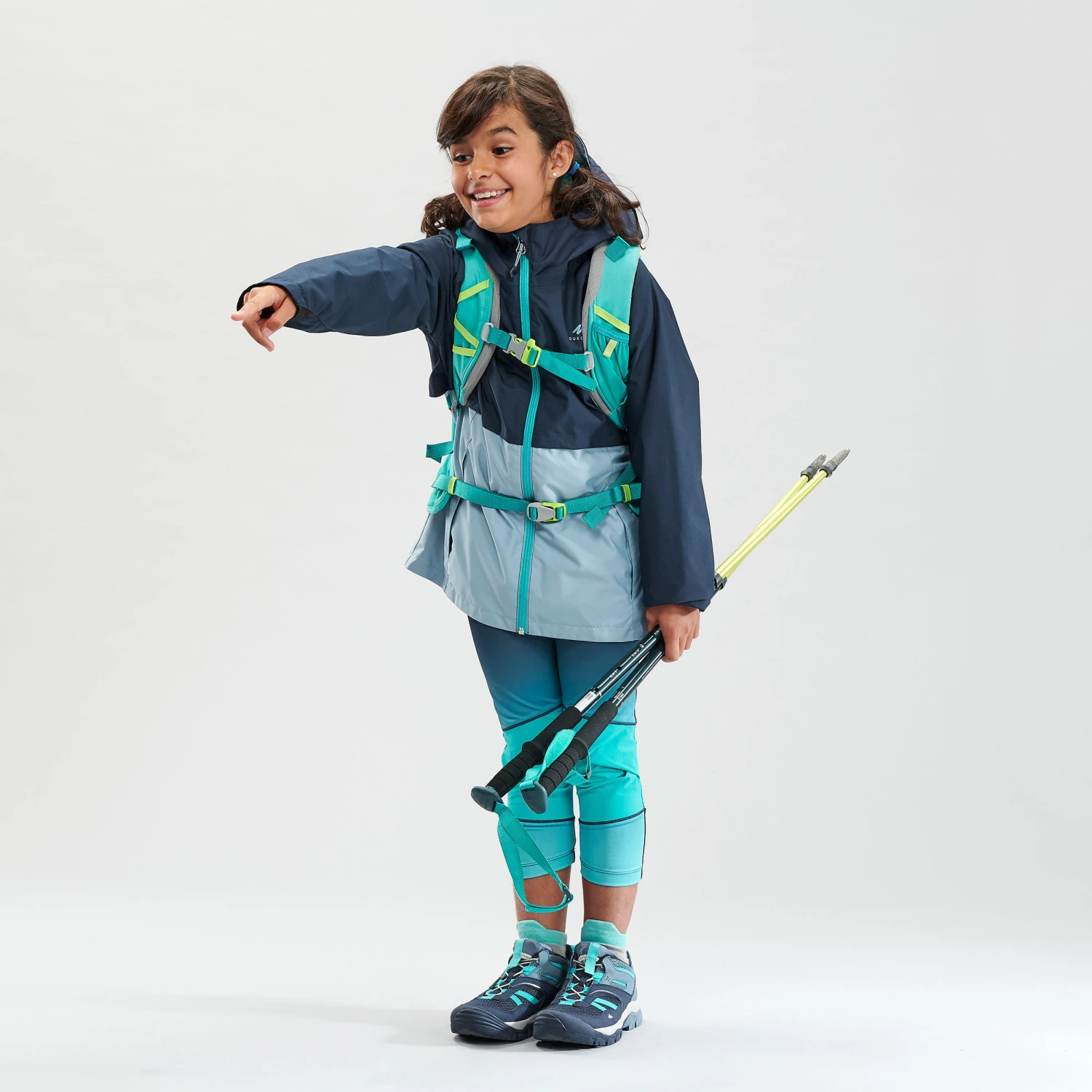 Quechua Kids’ Waterproof Hiking Jacket - MH500 Aged 7-15 16 Quechua Kids’ Waterproof Hiking Jacket - MH500 Aged 7-15 - Image 15