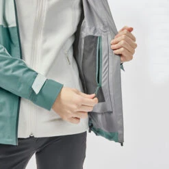 Quechua Women's Waterproof Mountain Walking Jacket -Quechua k9eaa21e752100240e529c47ead933678