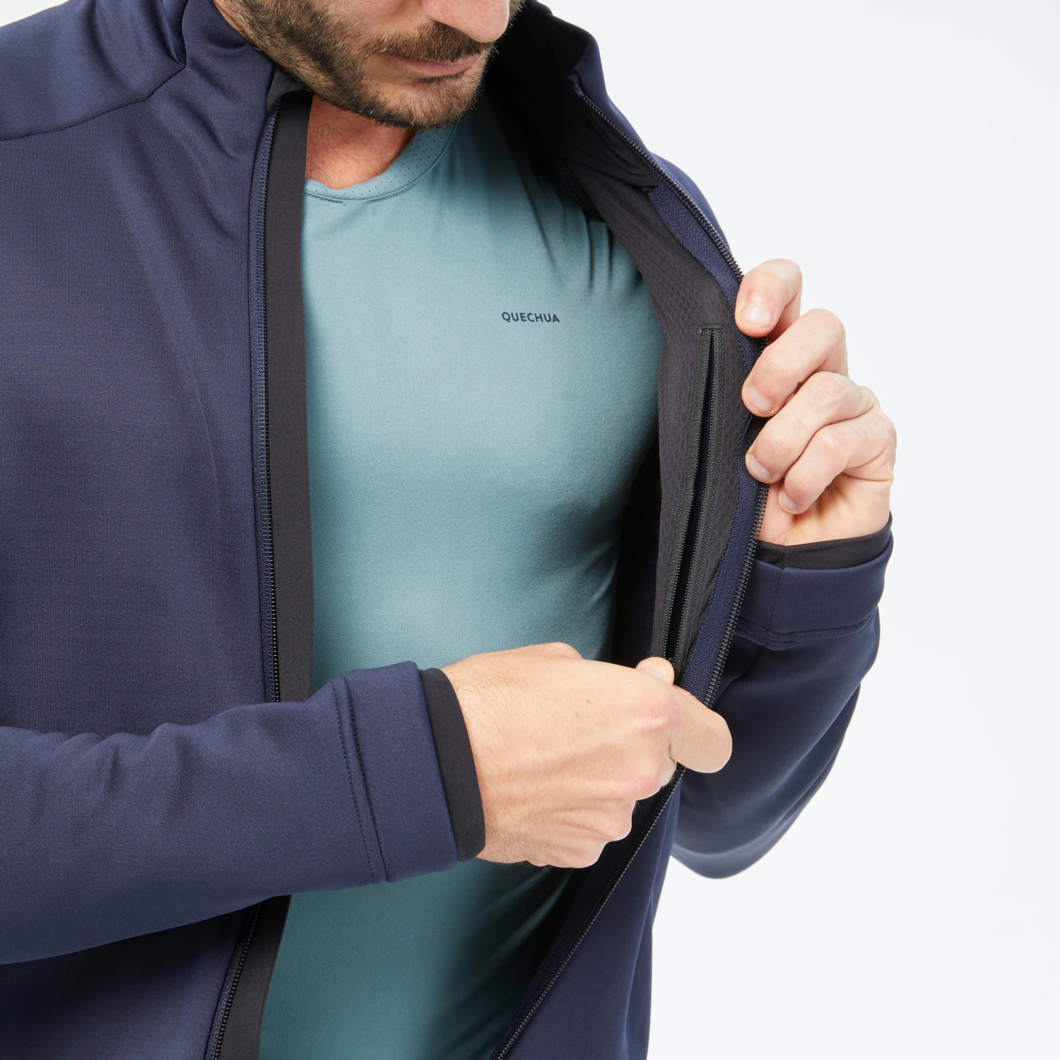 Quechua Men’s Hiking Fleece Jacket MH520 18 Quechua Men’s Hiking Fleece Jacket MH520 - Image 16