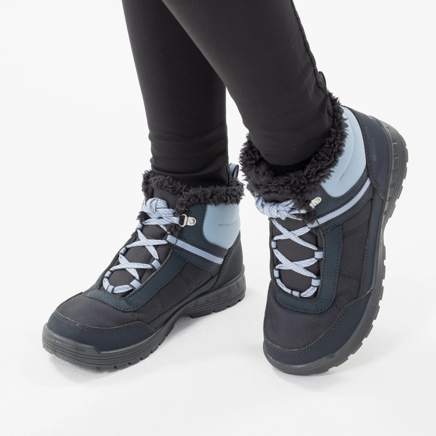 Quechua KIDS' WARM WATERPROOF HIKING BOOTS - SH100 WARM RIP-TAB - SIZE 35C 17 Quechua KIDS' WARM WATERPROOF HIKING BOOTS - SH100 WARM RIP-TAB - SIZE 35C - Image 15
