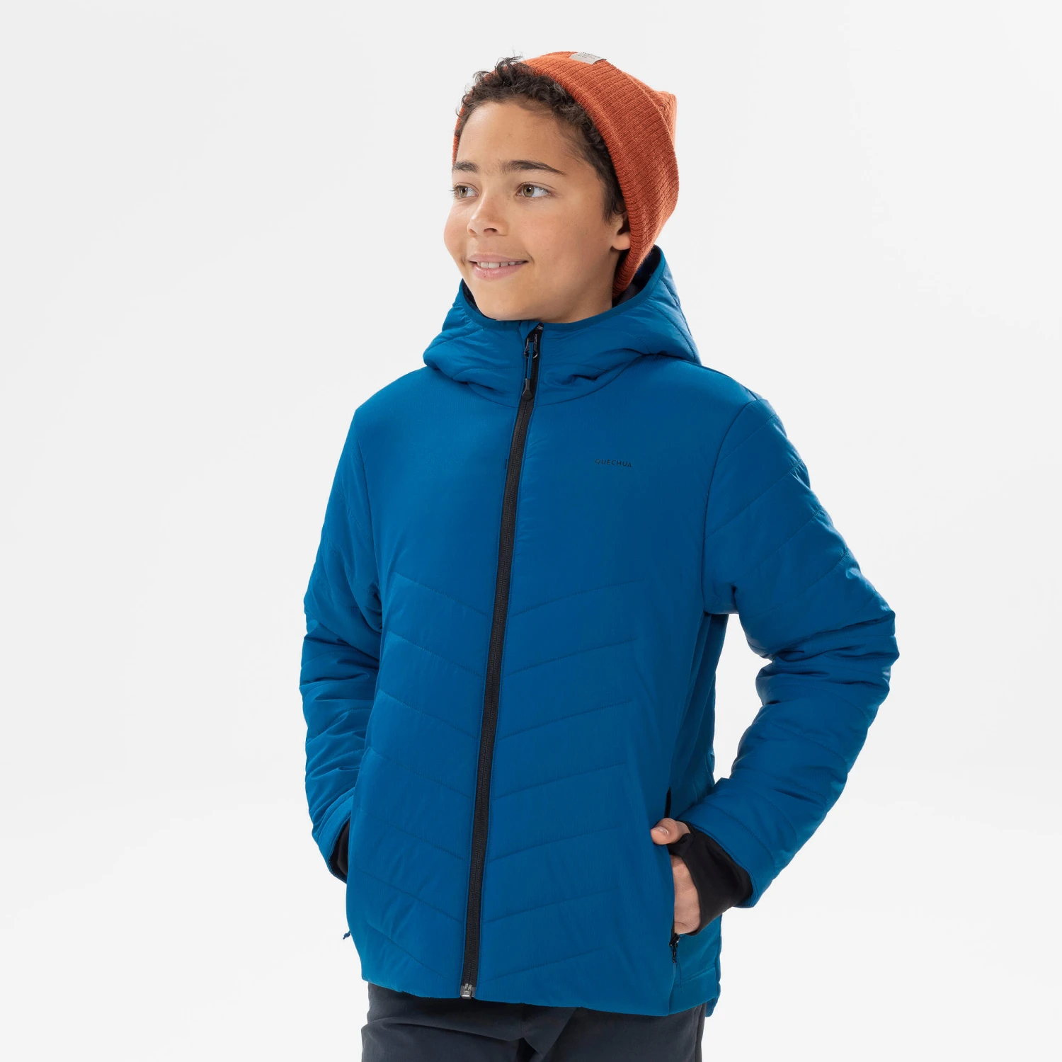 Quechua KIDS’ PADDED HIKING JACKET - AGED 7-15 5 Quechua KIDS’ PADDED HIKING JACKET - AGED 7-15 - Image 3