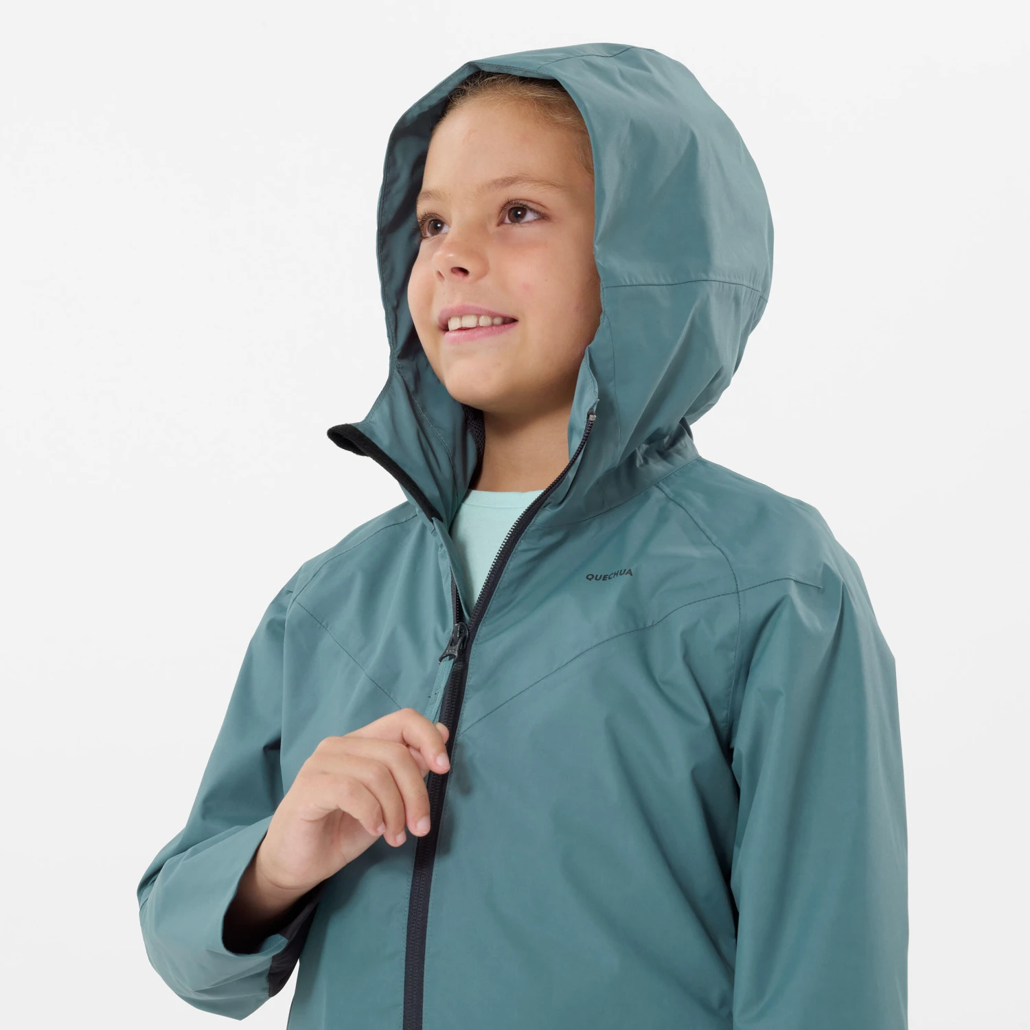 Quechua Kids’ Hiking Waterproof Jacket MH500 7-15 Years 8 Quechua Kids’ Hiking Waterproof Jacket MH500 7-15 Years - Image 6