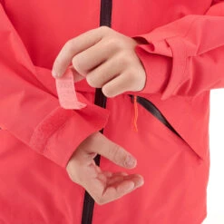 Quechua Kids’ Waterproof Hiking Jacket - MH550 - Coral - Age 7 -Quechua kb4ded8461dc5db7a017445b1fa50f4ae