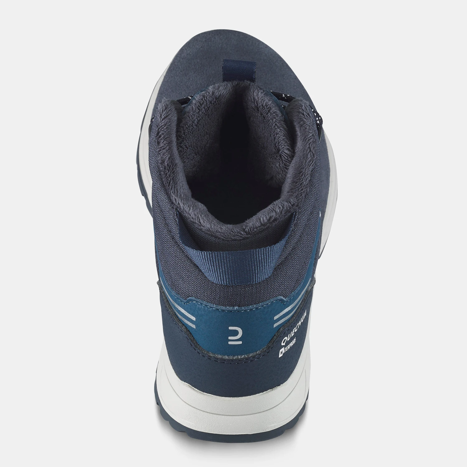 Quechua Kids' Warm And Waterproof SH500 Lace-up Leather Hiking Shoes - Size 2.5 16 Quechua Kids' Warm And Waterproof SH500 Lace-up Leather Hiking Shoes - Size 2.5 - Image 14