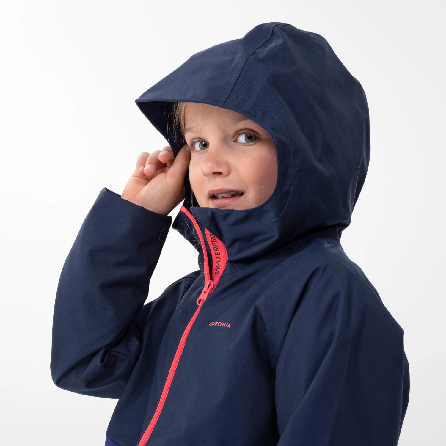 Quechua Kids’ Waterproof Hiking Jacket - MH500 Aged 7-15 10 Quechua Kids’ Waterproof Hiking Jacket - MH500 Aged 7-15 - Image 9