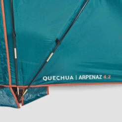 Quechua 4 Man Tent With Poles - Arpenaz 4.2 -Quechua kd541f7633effb5dc2bf51fb9a6027cd6