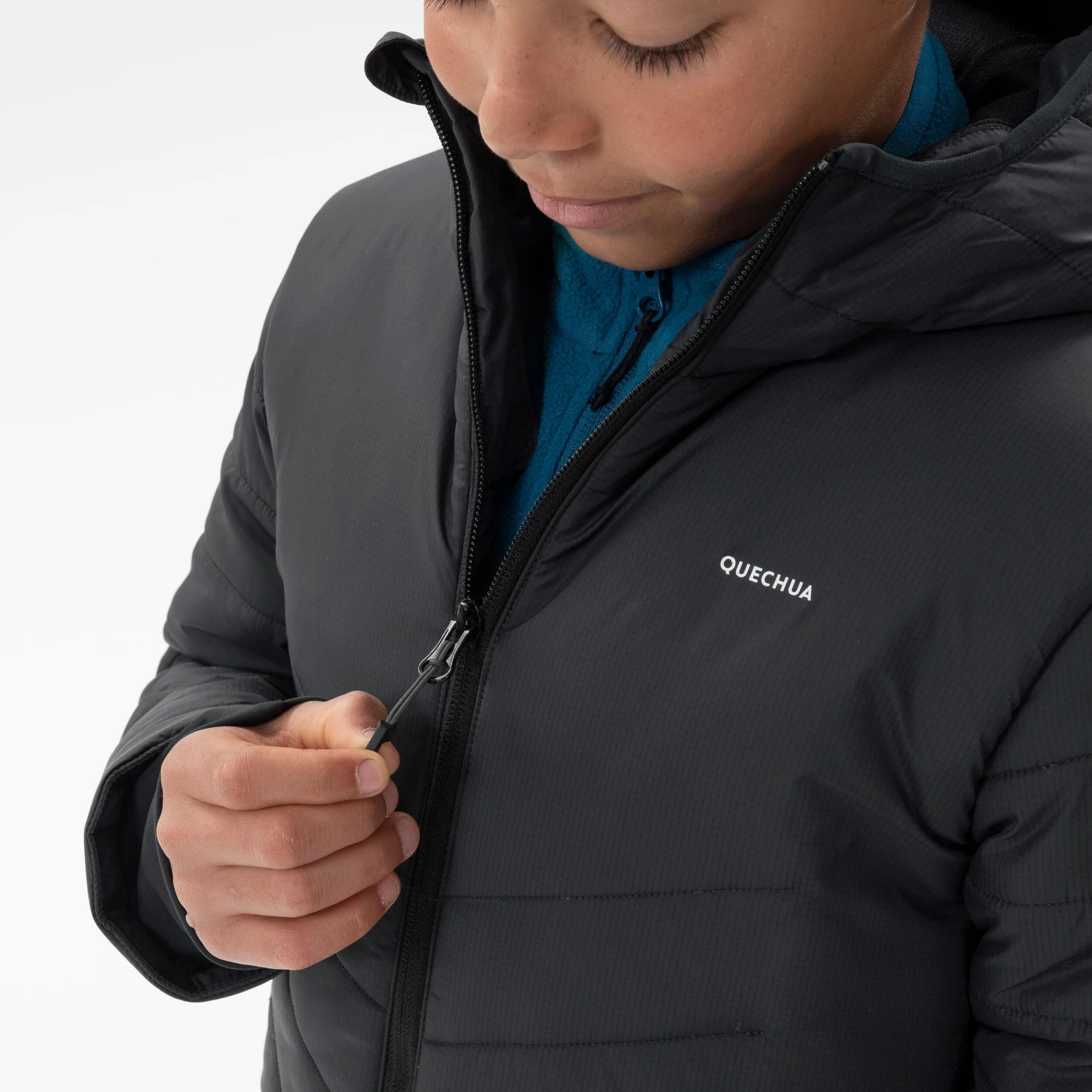Quechua KIDS’ PADDED HIKING JACKET - AGED 7-15 15 Quechua KIDS’ PADDED HIKING JACKET - AGED 7-15 - Image 13