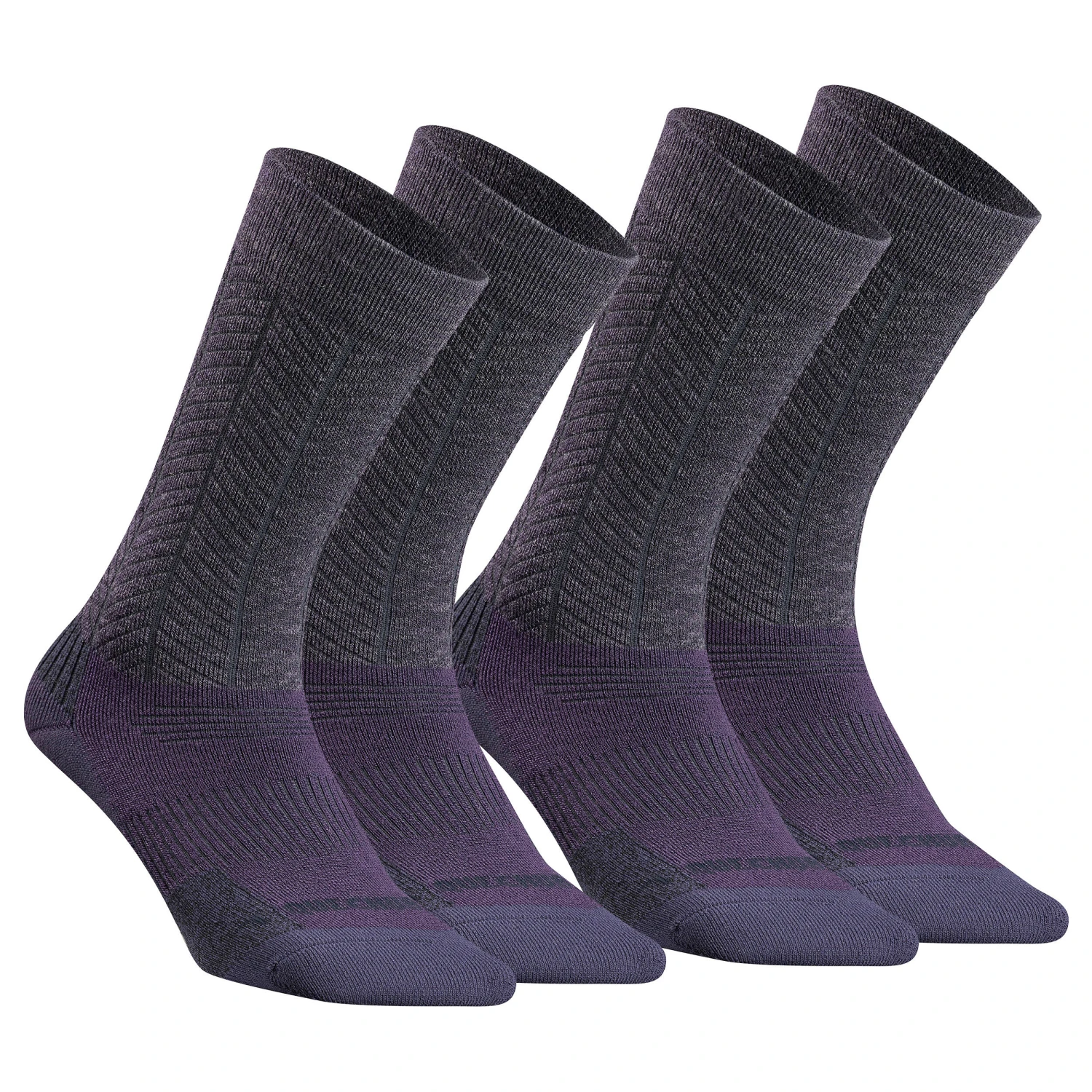 Quechua Warm Hiking Socks SH500 Mid 2 Pairs 3 Quechua Warm Hiking Socks SH500 Mid 2 Pairs