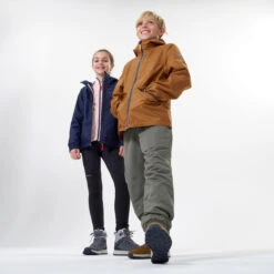 Quechua KIDS’ WARM WATERPROOF HIKING BOOTS - SH500 Leather Lace-up -Quechua ke32cc026417a2f13c74aae05b41e9a8a