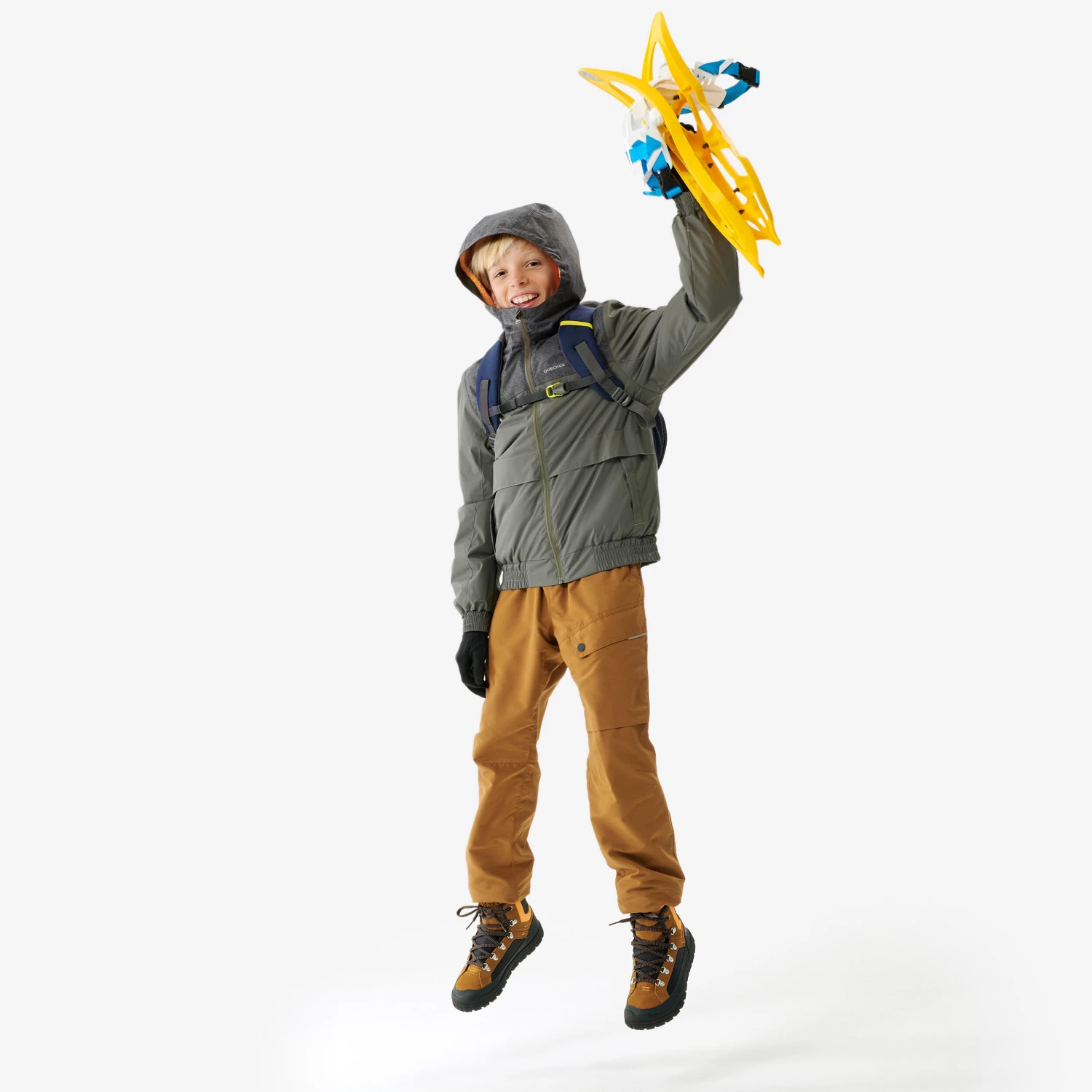 Quechua CHILDREN'S WARM WATER-REPELLENT HIKING TROUSERS - SH100 - AGE 7 9 Quechua CHILDREN'S WARM WATER-REPELLENT HIKING TROUSERS - SH100 - AGE 7 - Image 7