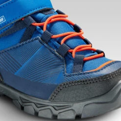 Quechua Kids' Waterproof Walking Shoes - MH120 MID Blue - Size Jr. 10 -Quechua kec4804ad72b0d6ebdd04299387f9ef9c