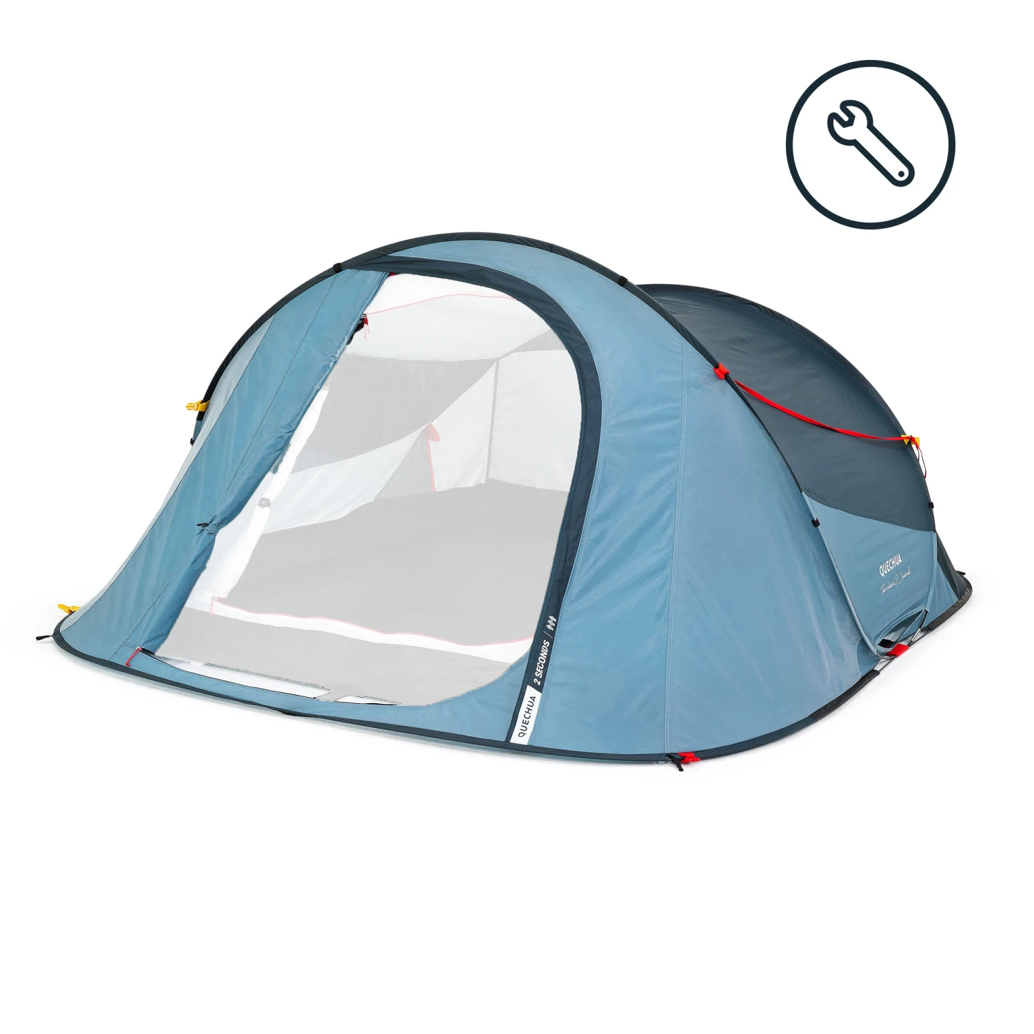 Quechua FLYSHEET - SPARE PART FOR THE 2 SECONDS 3 PERSON TENT 3 Quechua FLYSHEET - SPARE PART FOR THE 2 SECONDS 3 PERSON TENT