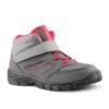Quechua Kids’ Hiking Shoes With Rip-tab MH100 Mid From Jr Size 7 To Adult Size 2 Grey Pi 1 Quechua Kids’ Hiking Shoes With Rip-tab MH100 Mid From Jr Size 7 To Adult Size 2 Grey Pi -Quechua kids hiking shoes with rip tab mh100 mid from jr size 7 to adult size 2 grey pi