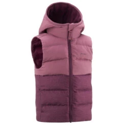 Quechua Kids’ Hiking Sleeves Padded Jacket - Age 2-6 Years - Purple
